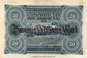 Német Birodalom/Weimari Köztársaság/Frankfurt a.M. 1923.8.20. 20.000.000M T:II