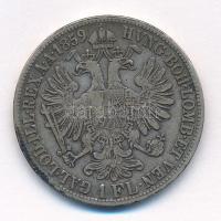 1859B 1Fl Ag "Ferenc József" T:3 patina Hungary 1859B 1 Florin Ag "Franz Joseph"...