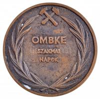 1978. "Eocén Szénbányászat - Oroszlány 1978 / OMBKE szakmai napok" kétoldalas Br plakett (...