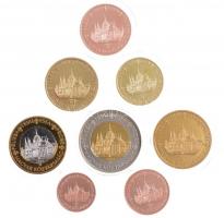 2003. 1c-2EUR "Parlament" (8xklf) próbaveret sor dísztokos szettben T:1