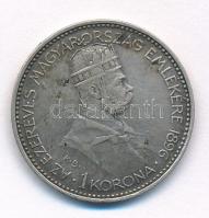 1896KB 1K Ag "Millenium" T:2- patina Adamo K5.2