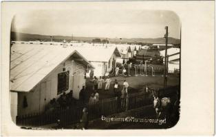 Máramarossziget, Sighetu Marmatiei; Etappenlazarett / Katonai barakk kórház / K.u.k. military hospital. photo