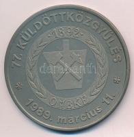 1989. "Bakonyi Bauxitbánya Tapolca / 77. Küldöttközgyűlés - 1892 OMBK - 1989. március 11."...