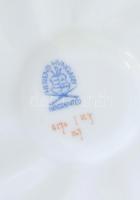 Herendi Kitty-mintás cukordoboz. Kézzel festett, jelzett, minimális lepattanással a virágon. d: 17 c...