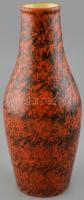 Tófej retró kerámia váza, jelzés nélkül, hibátlan, m:29 cm