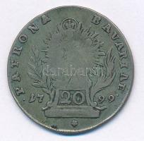 Német Államok / Bajor Választófejedelemség 1799. 20kr Ag "Károly Tivadar" T:3 patina
Germ...