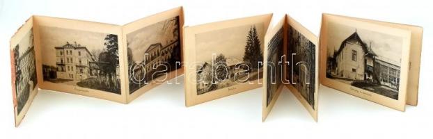 cca 1900 Emlék Szilácsról, leporelló, sérült borító / Sliač, Slovakia