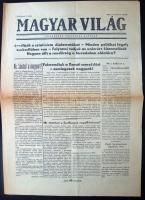 1956 A Magyar Világ független politikai napilapjának novemberi száma