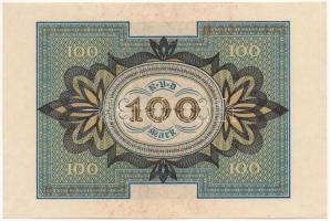 Németország / Weimari Köztársaság 1920. 100M nyolcjegyű sorszámmal T:I 
Germany / Weimar Republic 1...