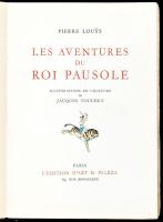 Pierre Louys: Les aventures du Roi Pausole. Paris, é.n. D'Art H. Piazza. Kiadói papírkötésben