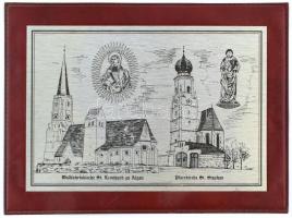 Wallfahrtskirche St. Leonhard zu Aigen, Pfarrkirche St. Stephan kép, 14×20 cm