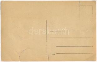 Jégkorongozók csoportképe a korcsolyapályán, háttérben bajnokok neve a falon / Hungarian ice hockey ...