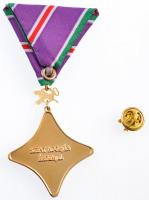 2012. "Szent Adorján Érdemjel" aranyozott, zománcozott Br kitüntetés mellszalagon, miniatű...