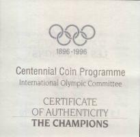 Asuztrália 1993. 20$ Ag "Olimpia-győztesek" T:PP Eredeti díszdobozban, tanúsítvánnyal!