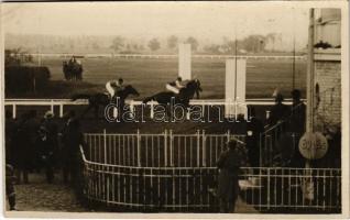1927 Budapest, Báró Eltz Hugo emlékverseny, galopp, lóverseny / Hungarian horse race. Faragó (Újpest) photo