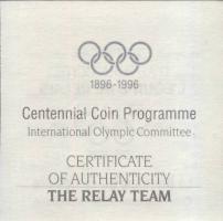 Asuztrália 1993. 20$ Ag "Olimpia-úszók" T:PP Eredeti díszdobozban, tanúsítvánnyal!