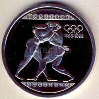 Görögország 1996. 1000Dr Ag "Olimpia-birkózás" T:PP Eredeti díszdobozban, tanúsítvánnyal!
