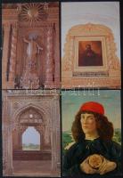 88 db modern több példányos művész képeslap