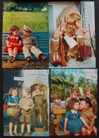 71 db modern több példányos gyerek motívumú képeslap