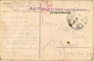 1917 Frohe Ostern / WWI Austro-Hungarian K.u.K. military art postcard with Easter greeting s: E. Kut...
