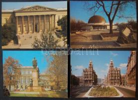 91 db modern több példányos budapesti képeslap