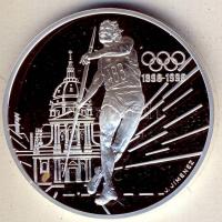 Franciaország 1994. 100Fr Ag "Olimpia-gerelyhajítás" T:PP Eredeti díszdobozban, tanúsítván...
