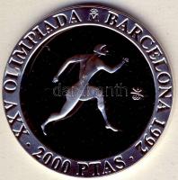 Spanyolország 1990. 2000P Ag "Olimpia-futás" T:PP