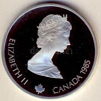 Kanada 1985. 20$ Ag "Téli olimpia-gyorskorcsolya" T:PP