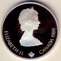 Kanada 1986. 20$ Ag "Téli olimpia-síugrás" T:PP
