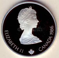 Kanada 1986. 20$ Ag "Téli olimpia-jégkorong" T:PP