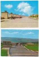 Buchenwaldi koncentrációs tábor - 4 db modern képeslap / Buchenwald concentration camp - 4 modern postcards
