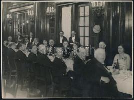 cca 1939-1940 Társasági rendezvények, események (Külügyi Társaság vacsorája a Hungária szállóban, st...