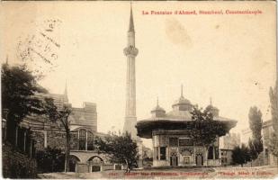 1906 Constantinople, Istanbul, Stamboul; La Fontaine dAhmed / fountain (EK)
