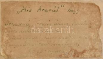 Szabó Gábor (?-?): "Kis Ararát" hegy. Olaj, fa, hátoldalán címkén jelzett. Dekoratív, kiss...