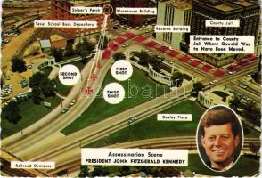 1966 Assassination Scene President John Fitzgerald Kennedy November 22, 1963 Dallas, Texas (EK)