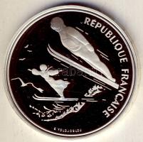 Franciaország 1991. 100Fr Ag "Olimpia-síugrás" T:PP