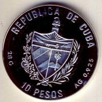 Kuba 1990. 10P Ag "Olimpia-lólengés" T:PP