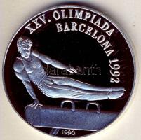 Kuba 1990. 10P Ag "Olimpia-lólengés" T:PP