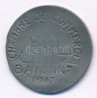 Franciaország / Bayonne 1917. 10c Fe szükségpénz T:3 France / Bayonne 1917. 10 Centimes Fe necessity money (notgeld) C:F