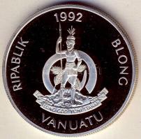 Vanuatu 1992. 50V Ag "Olimpia-kenu" T:PP Csak 40.000db!
