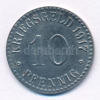 Németország / Cassel 1917. 10pf Fe szükségpénz T:2 Germany / Cassel 1917. 10 Pfennig Fe necessity money (notgeld) C:XF
