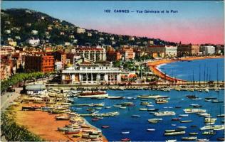 Cannes, Vue Générale et le Port / port