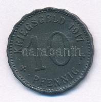 Németország / Hagen 1917. 10pf Zn szükségpénz T:2 Germany / Hagen 1917. 10 Pfennig Zn necessity money (notgeld) C:XF