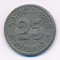 Németország / Weimari Köztársaság / Ottmachau 1920. 25pf Zn szükségpénz T:3 korr. Germany / Weimar Republic / Ottmachau 1920. 25 Pfennig Zn necessity money (notgeld) C:F corrosion