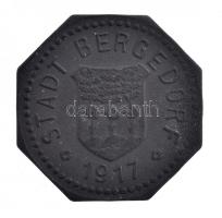 Németország / Bergedorf 1917. 5pf Zn szükségpénz T:2- Germany / Bergedorf 1917. 5 Pfennig Zn necessity money (notgeld) C:VF