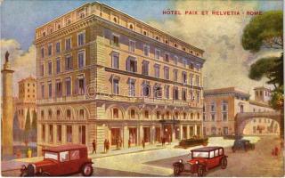 Roma, Rome; Hotel Paix et Helvetia