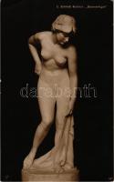 1924 E. Schmidt-Kestner - Brunnenfigur / Erotic nude lady sculpture (EK)