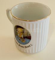 Ferenc József és Erzsébet császárné portréjával ellátott új bögre