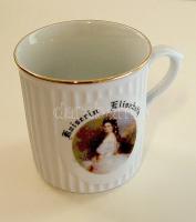 Ferenc József és Erzsébet császárné portréjával ellátott új bögre