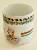 cca 1910 Ferenc József arcképével ellátott bögre